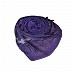 Moti and diamond studded on the hijab with double fringe's hijab - Purple